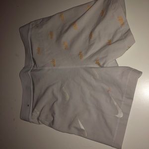 White Nike pro spandex